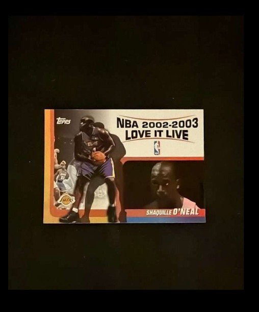 2002-03 Love It Live Shaquille O'Neal #LL-SO NBA Basketball Card LA Lakers