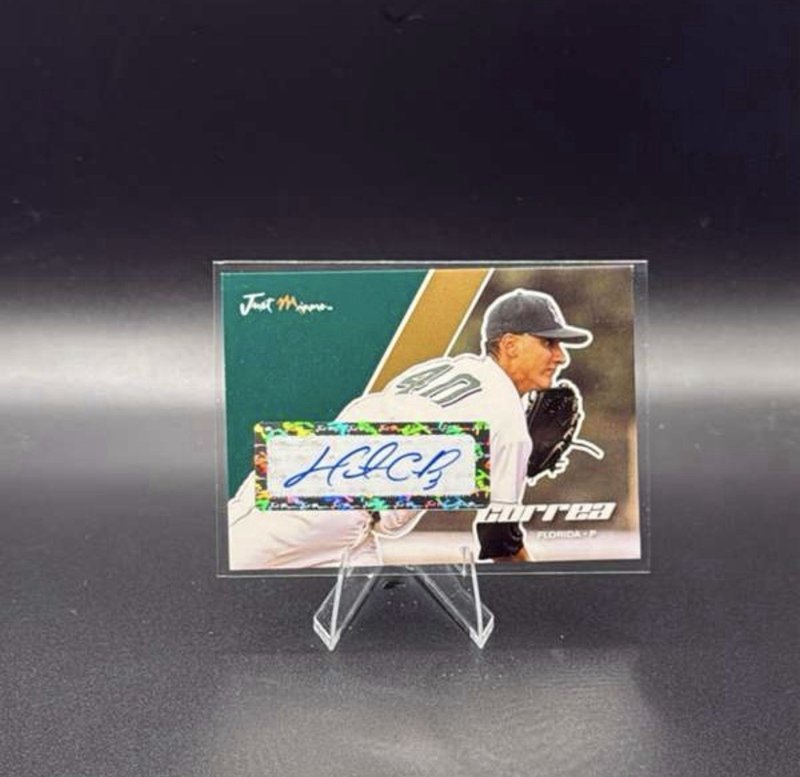 2008 Just Minors Just Autographs - Hector Correa #12 Gold Edition Autographs /50