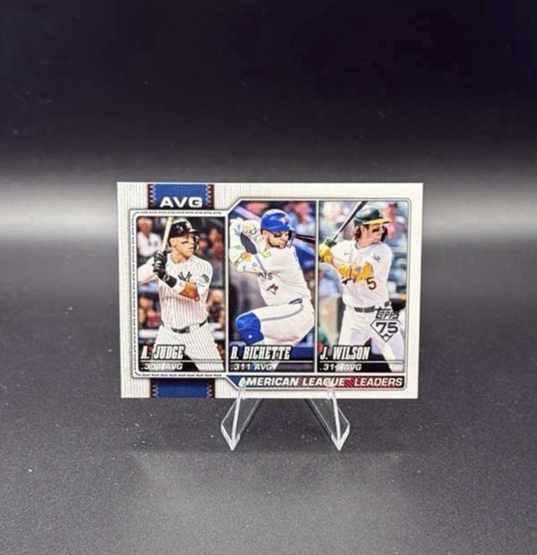 American League Leaders Topps #204
