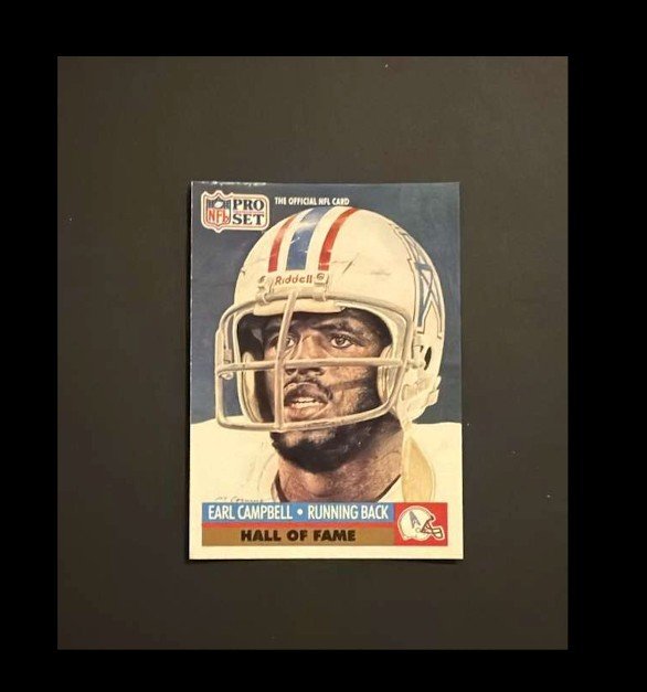 Earl Campbell 1991 Pro Set - Hall of Fame Selection #27