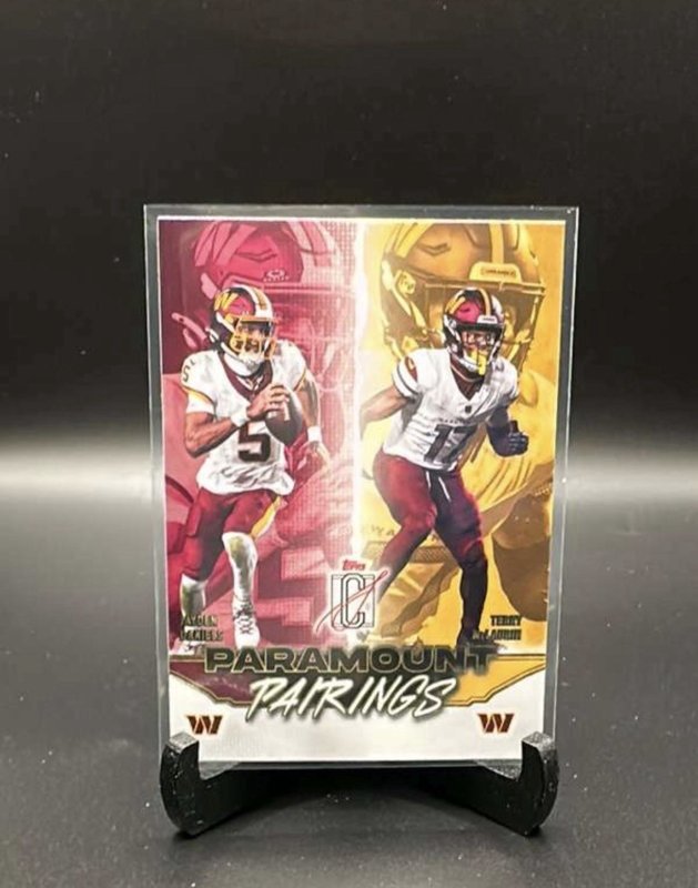 PP-16 Terry McLaurin / Jayden Daniels 2025 Topps Signature - Paramount Pairings