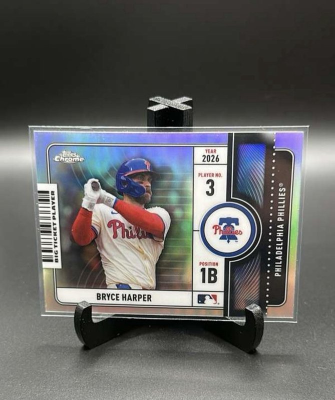 Bryce Harper 2026 Topps Chrome Big Ticket Players