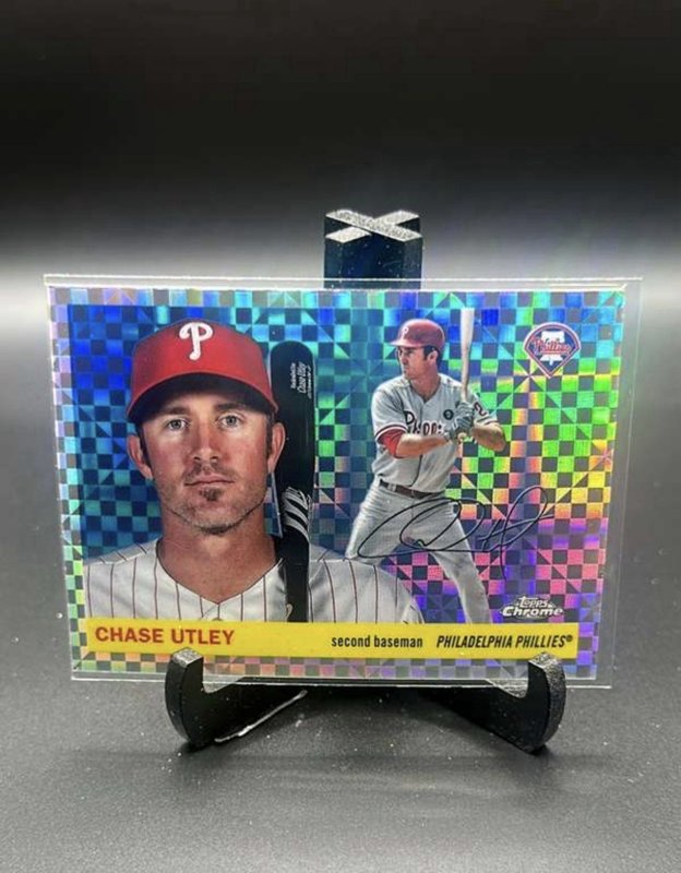 Chase Utley 2025 Topps Chrome Platinum Anniv #479 Refractor