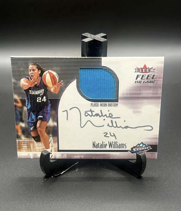Natalie Williams 2001 Fleer Ultra WNBA Feel the Game #6 Relic