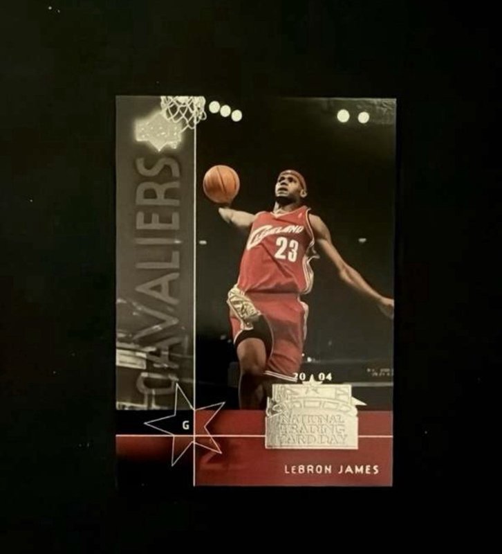 2004 National Trading Card Day - LeBron James #UD-7