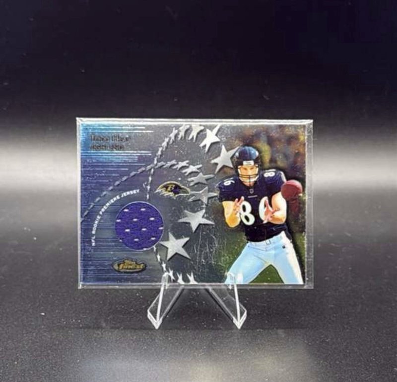 Todd Heap 2001 Topps Finest - Rookie Premiere Jerseys #RPJ-TH RC Relic