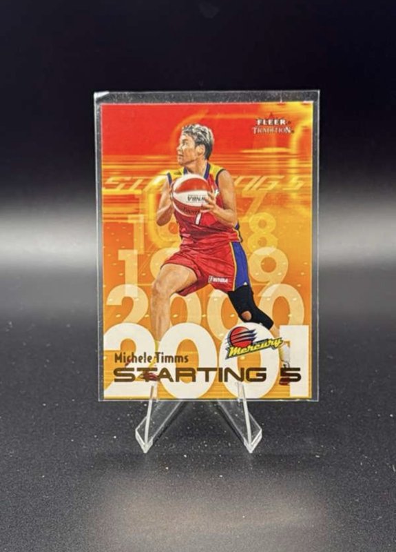 Michelle Timms 2001 Fleer Tradition WNBA - Starting 5 #13S5 RC