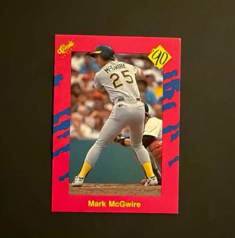Mark McGwire 1990 Classic Update Pink Travel Edition #T33