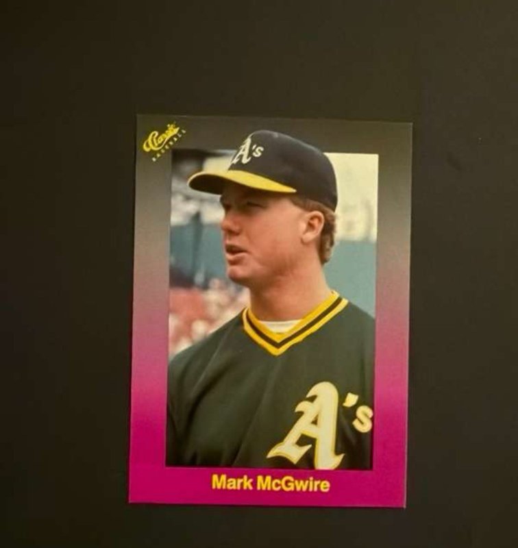 Mark McGwire 1989 Classic Update Purple Travel Edition #190