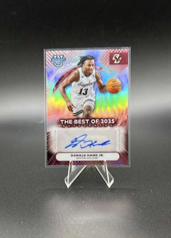 Donald Hand Jr. 2025-26 Bowman U Best #BA-DHJ Auto