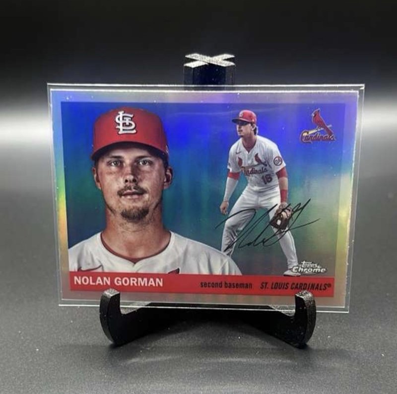 Nolan Gorman 2025 Topps Chrome Platinum #187