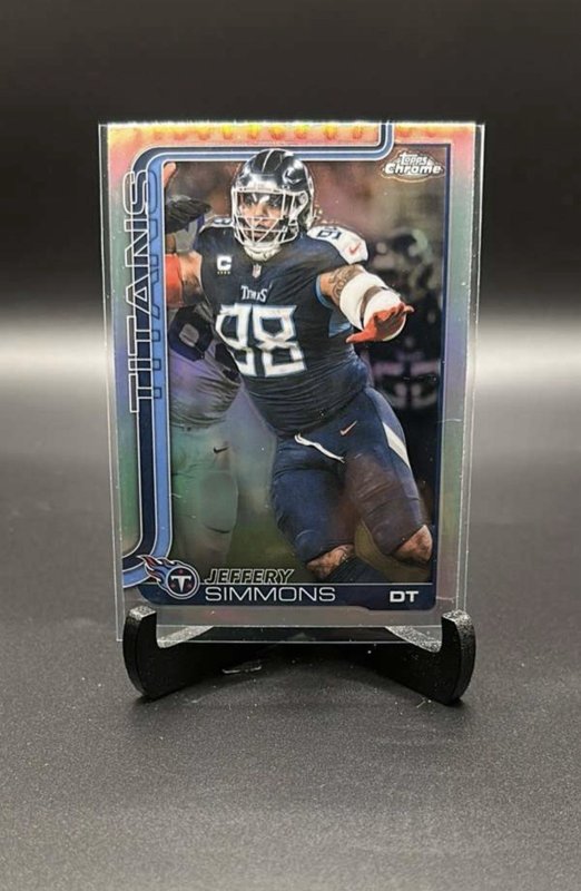 Jeffery Simmons 2025 Topps Chrome NFL