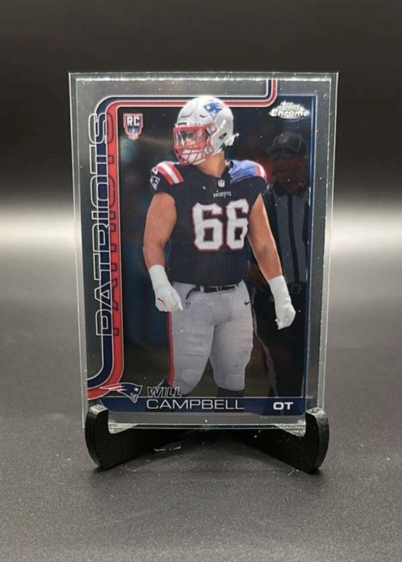 Will Campbell 2025 Topps Chrome Football #379 RC
