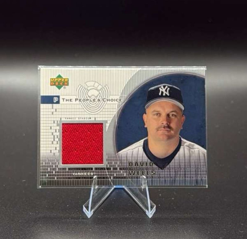 PJ-DW David Wells 2002 Upper Deck - The People's Choice