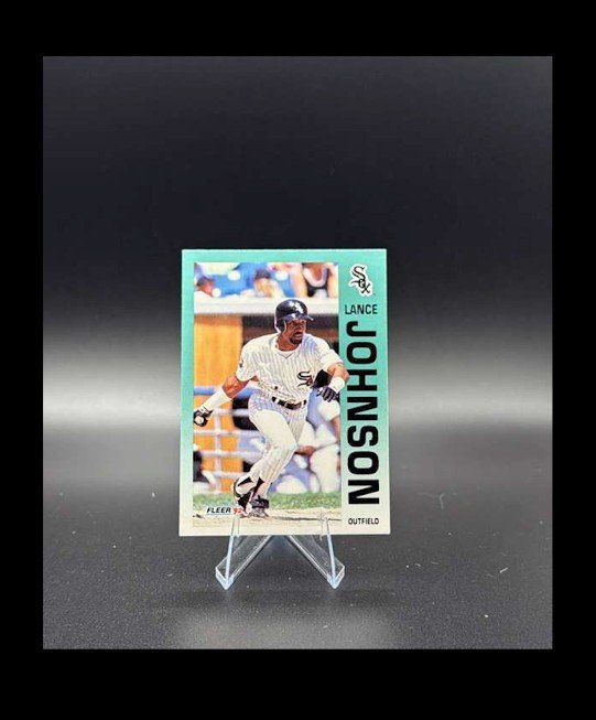 Lance Johnson 1992 Fleer #87