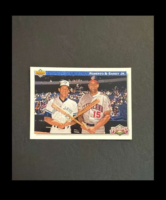 Roberto Alomar and Sandy Alomar Jr. 1992 Upper Deck - Bloodlines #81