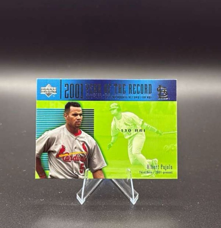 Record Albert Pujols 2002 Upper Deck - Year of the #729