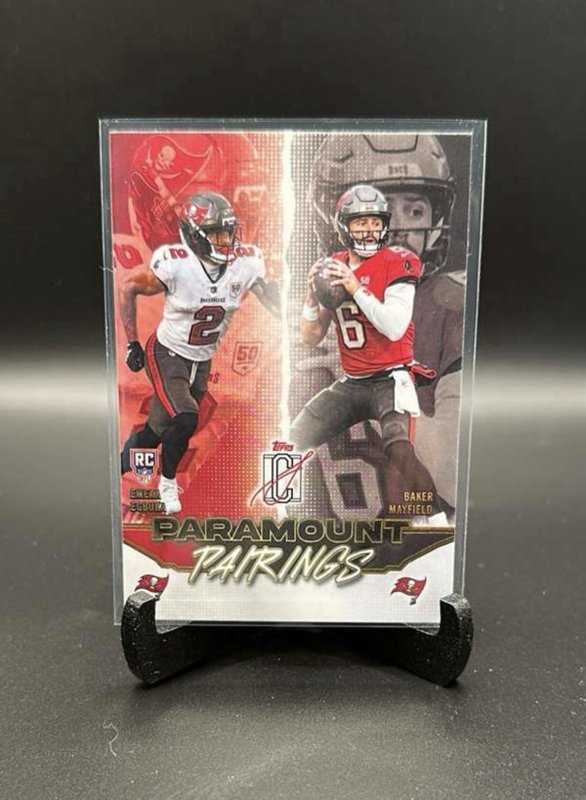 2025 Topps Signature Class "Paramount Pairings" Egbuka Mayfield #PP-9 **Bucs**