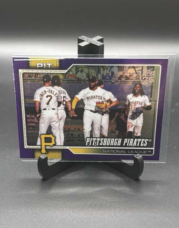 2026 Topps Series 2 Pittsburg Team Card #467 Purple Holo Foil /250