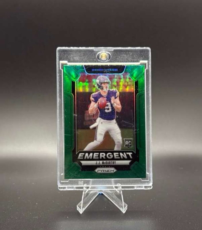Emergent J.J. McCarthy 2024 Panini Prizm #19 RC