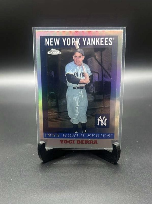 Yogi Berra 2025 Topps Platinum Anniv #55WS-8