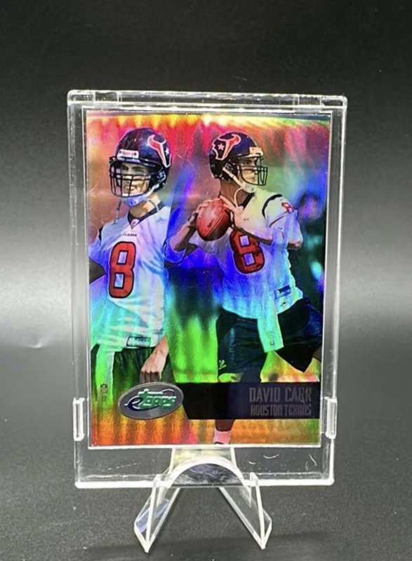 David Carr 2002 eTopps #61 RC Sealed Encased Rookie Houston Texans