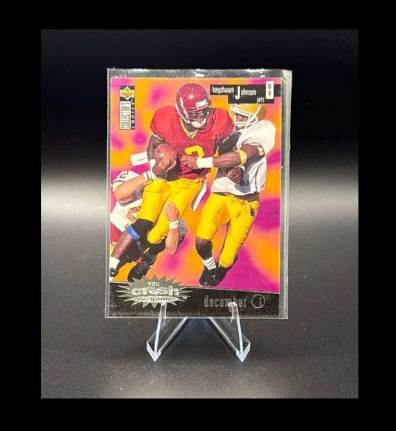 Keyshawn Johnson 1996 Upper Deck Collector's Choice - You Crash the Game #CG
