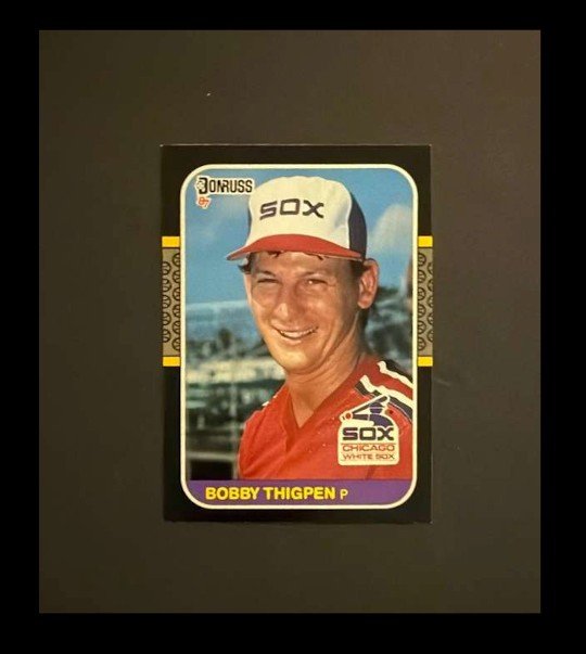 Bobby Thigpen 1987 Donruss #370 RC