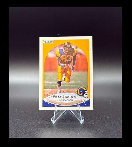 Willie "Flipper" Anderson 1990 Fleer #33