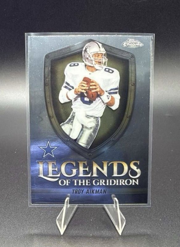 Troy Aikman 2025 Topps Chrome Legends of the Gridiron #LOG-7